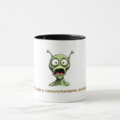 Caneca Alien abismado. Mok (Midden)