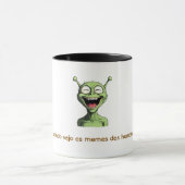 Caneca "Alien se divertindo"! Mok (Midden)