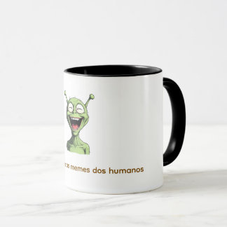 Caneca "Alien se divertindo"! Mok