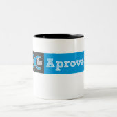 Caneca Aprovados Praxis Oficial Tweekleurige Koffiemok (Center)