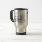 Caneca Arquitetura e Urbanismo Reisbeker (Voorkant links)