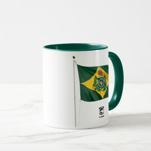 Caneca bandeira imperial da Ave Império Mok (Voorkant rechts)