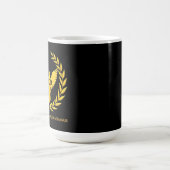Caneca Básica (Basic Mug) Águia Romana em Preto Koffiemok (Center)