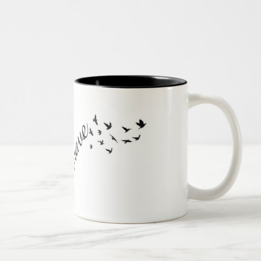 caneca ¨Be Brave¨ Tweekleurige Koffiemok (Rechts)