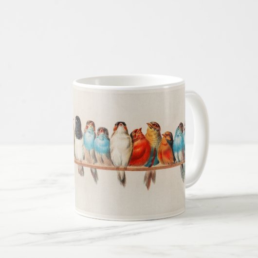 Caneca Birds Koffiemok (Voorkant rechts)