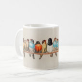 Caneca Birds Koffiemok (Voorkant links)
