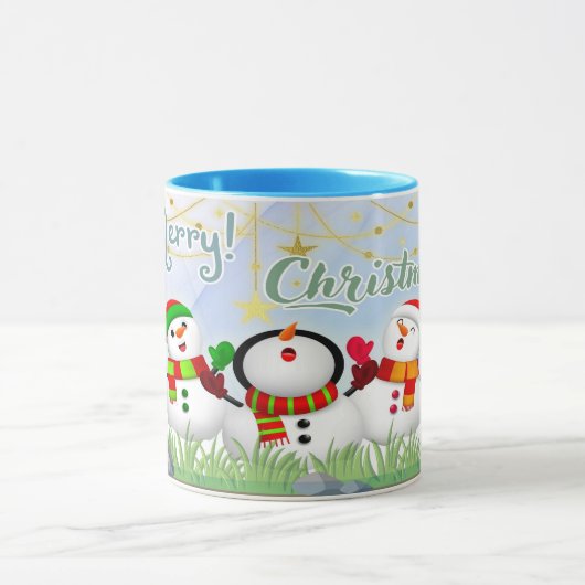 Caneca branca brilhante-Natal Mok (Midden)