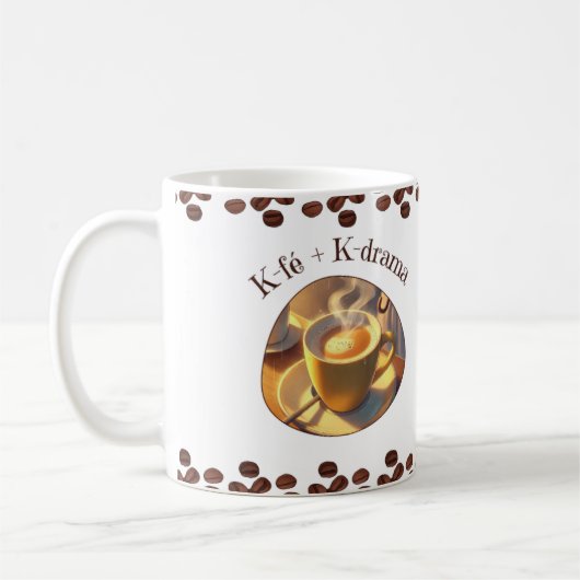 Caneca branca clássica, 325 ml koffiemok (Links)