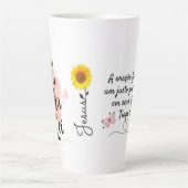 Caneca branca clássica, 325 ml latte mok (Voorkant)