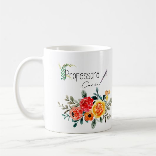 Caneca branca clássica, 325 ml PROFESSORA Koffiemok (Links)