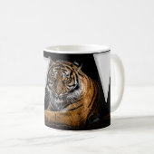 Caneca branca clássica, 325 ml TIGRE Koffiemok (Voorkant rechts)