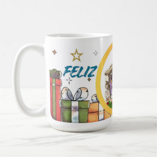 Caneca Branca Clássica - Edição Natal Koffiemok