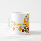 Caneca branca clássica koffiemok (Voorkant links)