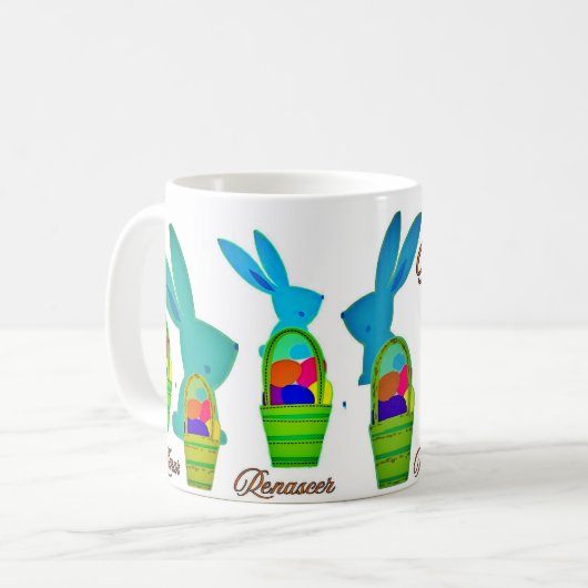 Caneca branca clássica koffiemok (Voorkant links)