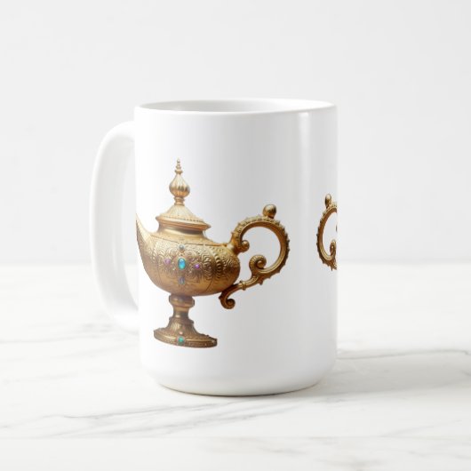 CANECA BRANCA CLÁSSICA - LÂMPADA KOFFIEMOK (Voorkant links)