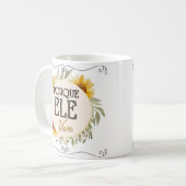 Caneca branca clássica - Páscoa Koffiemok (Voorkant links)