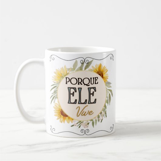 Caneca branca clássica - Páscoa Koffiemok (Links)