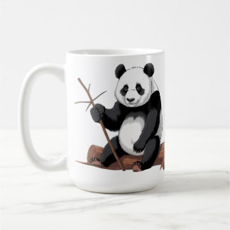 Caneca branca panda koffiemok