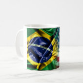 Caneca brasil e U.S.A 325 ml Koffiemok (Voorkant links)