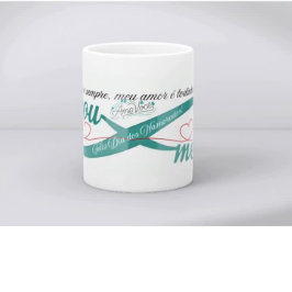 Caneca brilhante, namorados  koffiemok