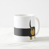 Caneca cachorro salsicha/dachshund koffiemok (Voorkant rechts)