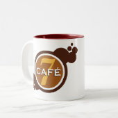 Caneca Café 7 Tweekleurige Koffiemok (Voorkant links)