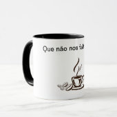 Caneca café (Caneca para tomar café) Mok (Voorkant links)