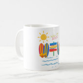 Caneca Café Chegada do Verão 11 oz Cerâmica W-PT Koffiemok (Voorkant links)