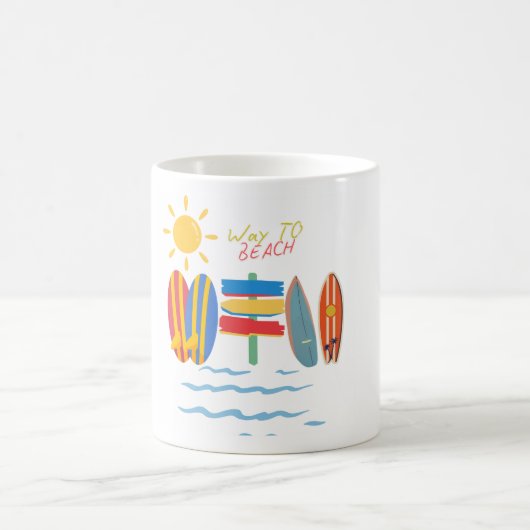 Caneca Café Chegada do Verão 11 oz Cerâmica W-PT Koffiemok (Center)