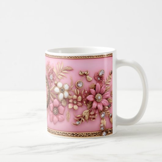 Caneca café Clique no botão, escolha sua estampa Koffiemok (Rechts)