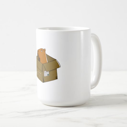 Caneca capivara koffiemok (Voorkant rechts)