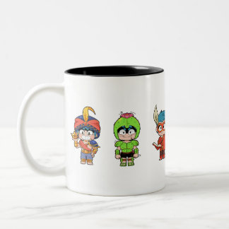 Caneca Card Guardians | Louis Tweekleurige Koffiemok