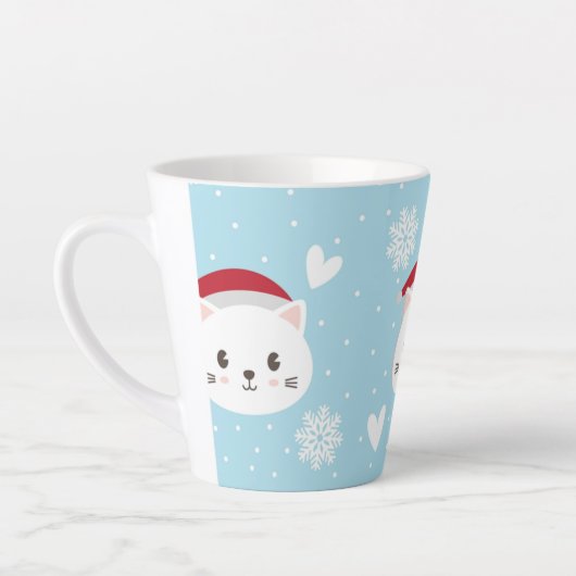 caneca Cat Christmas  Latte Mok (Links)