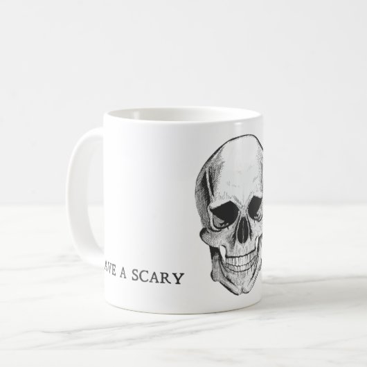 Caneca Caveira Have a Scary Koffiemok (Voorkant links)