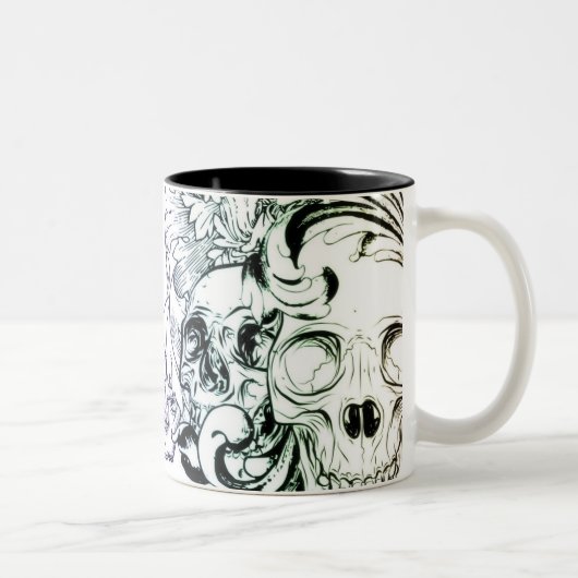 Caneca Caveira Tweekleurige Koffiemok (Rechts)