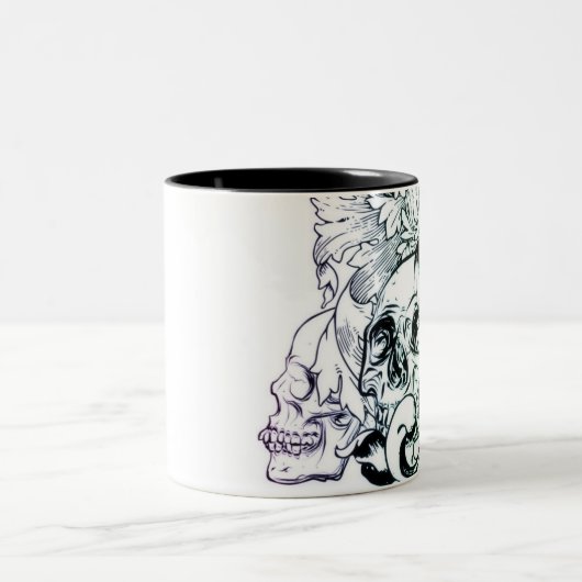 Caneca Caveira Tweekleurige Koffiemok (Center)