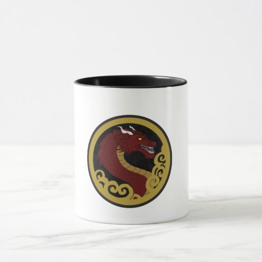 Caneca Cerâmica Dragão Imperial Vermelho Mok (Midden)