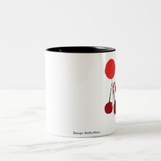 Caneca Cherry Pop Tweekleurige Koffiemok