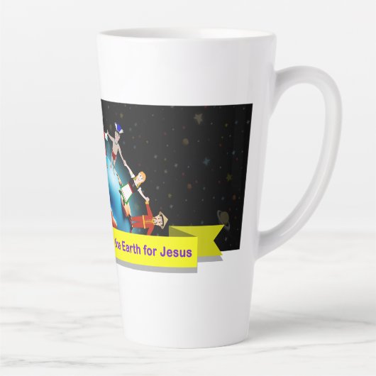 Caneca Children for Jesus (Biblinha e Turminha) Latte Mok (Rechts)
