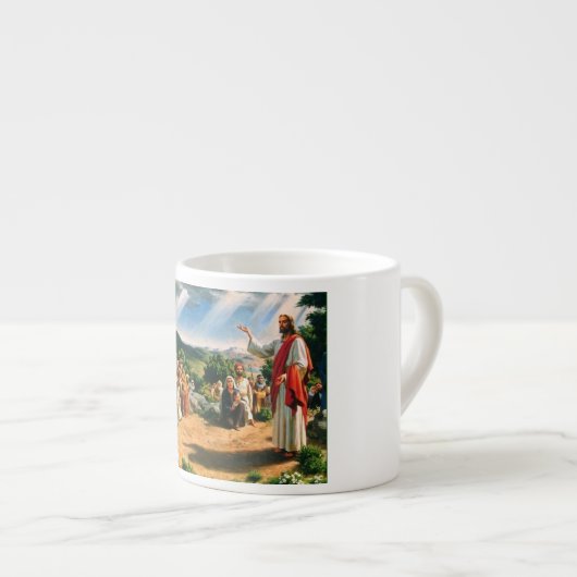 Caneca com Jesus Cristo pregando o evangelho Espresso Kop (Voorkant rechts)