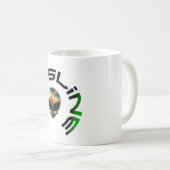 Caneca com logo UfosLine Koffiemok (Voorkant rechts)