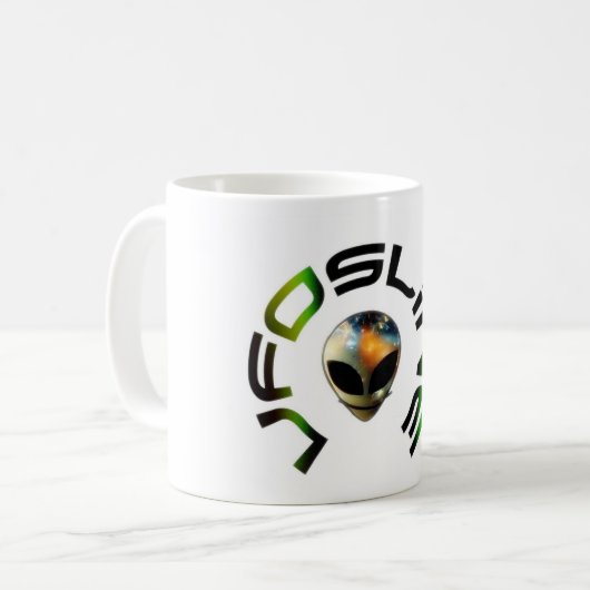 Caneca com logo UfosLine Koffiemok (Voorkant links)
