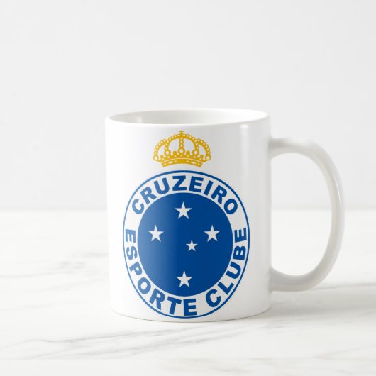 Caneca com o escudo do Cruzeiro Koffiemok (Rechts)