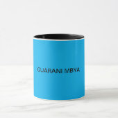 Caneca com o nome "GUARANI MBYA" Mok (Midden)