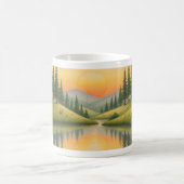 Caneca com paisagem de montanha koffiemok (Center)