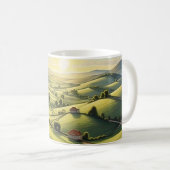 Caneca com paisagem do pôr do sol koffiemok (Voorkant rechts)