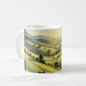 Caneca com paisagem do pôr do sol koffiemok (Voorkant links)