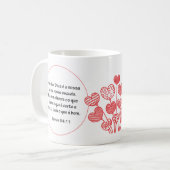 Caneca com versículo koffiemok (Voorkant links)