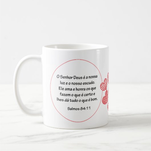 Caneca com versículo koffiemok (Links)