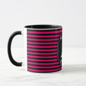 Caneca Combo 325 ml Listras Pink Monograma Mok (Links)